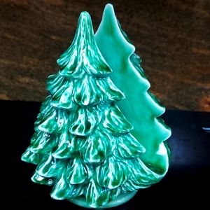 Vintage Ceramic Christmas Tree napking holder.